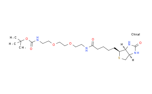 CAS No. 175885-18-4, Biotin-PEG2-NH-Boc