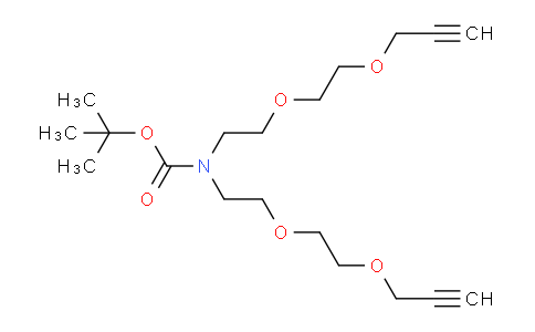 CAS No. 2100306-86-1, N-Boc-N-bis(PEG2-propargyl)