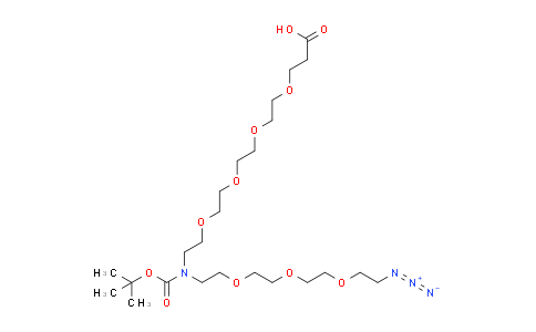 CAS No. 2112731-95-8, N-(Azido-PEG3)-N-Boc-PEG4-acid