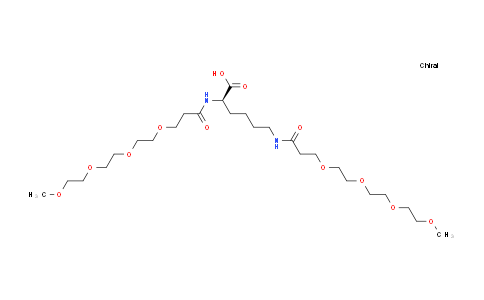 CAS No. 2353409-74-0, Bis-(m-PEG4)-amidohexanoic acid