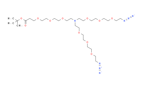CAS No. 2182602-15-7, N-(Boc-PEG3)-N-bis(PEG3-azide)