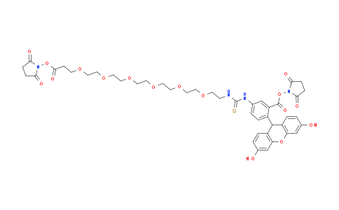 MC739360 | 2055105-59-2 | Fluorescein-PEG6-bis-NHS ester