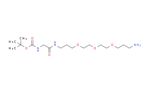 CAS No. 525583-49-7, Boc-Gly-amido-C-PEG3-C3-amine