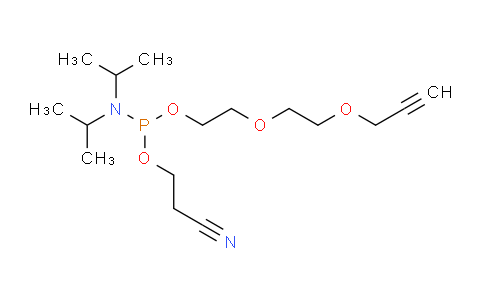 CAS No. 1391728-01-0, Propargyl-PEG3-1-o-b-cyanoethyl-NN-diisopropylphosphoramidite