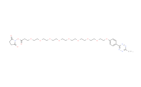 CAS No. 2183440-34-6, Methyltetrazine-PEG8-NHS ester