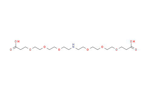 CAS No. 1814901-04-6, NH-bis(PEG3-acid)