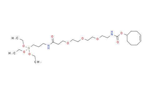 CAS No. 2250217-32-2, TCO-PEG3-amide-C3-triethoxysilane