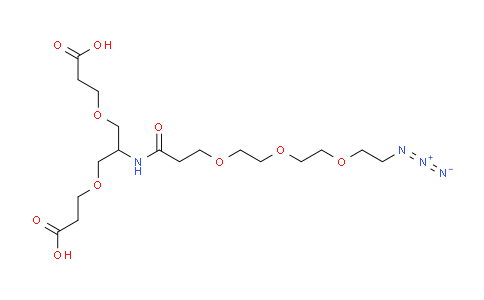 CAS No. 2086689-05-4, 2-Azido-PEG3-amido-13-biscarboxylethoxypropane
