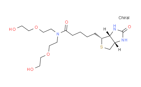 CAS No. 2100306-75-8, N-(Biotin)-N-bis(PEG1-alcohol)