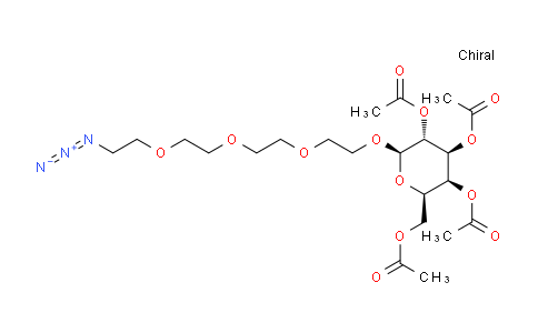 CAS No. 153252-44-9, Azido-PEG4-tetra-Ac-beta-D-glucose