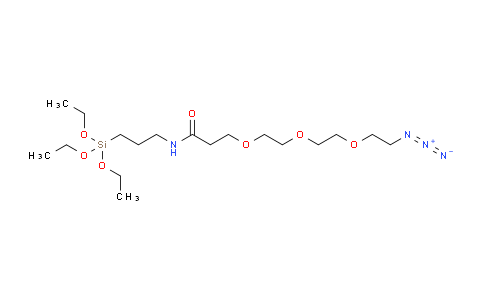 CAS No. 2243566-43-8, Azido-PEG3-amide-C3-triethoxysilane