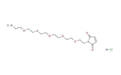 CAS No. 2454216-21-6, Mal-PEG5-C2-NH2 hydrochloride
