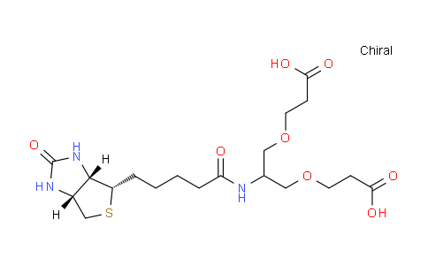 CAS No. 2086689-02-1, 2-(Biotin-amido)-13-bis(carboxylethoxy)propane