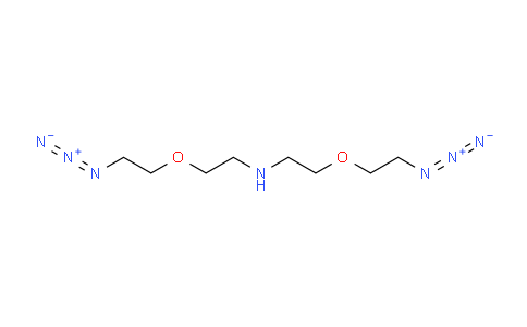 CAS No. 2100306-81-6, NH-bis(C2-PEG1-azide)