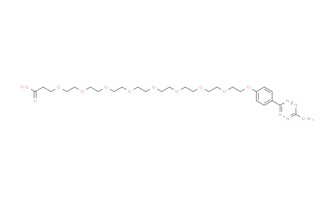 CAS No. 2183440-33-5, Methyltetrazine-PEG8-acid