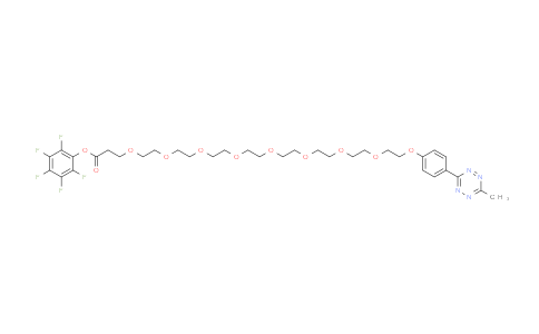 CAS No. 2353409-49-9, Methyltetrazine-PEG8-PFP ester