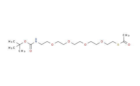 CAS No. 1404111-70-1, S-acetyl-PEG4-NHBoc