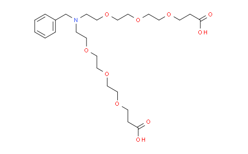 CAS No. 2093154-03-9, N-Benzyl-N-bis(PEG3-acid)