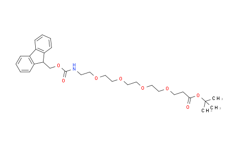 CAS No. 2148295-94-5, FmocNH-PEG4-t-butyl ester
