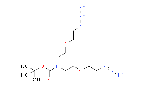 CAS No. 2100306-79-2, N-Boc-N-bis(C2-PEG1-azide)