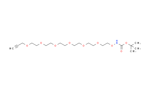 CAS No. 2093152-83-9, t-Boc-aminooxy-PEG6-propargyl