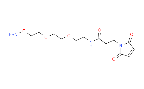 CAS No. 2253965-09-0, Mal-amide-PEG2-oxyamine