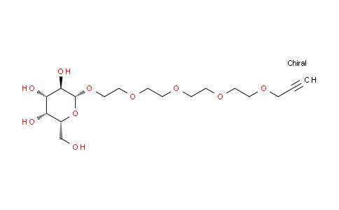 CAS No. 1397682-63-1, Propargyl-PEG4-beta-D-glucose