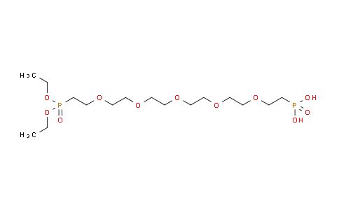 CAS No. 1446282-17-2, Diethoxy-phosphorylethyl-PEG5-ethylphosphonic acid