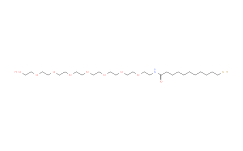 CAS No. 1353948-95-4, Thiol-C10-amide-PEG8
