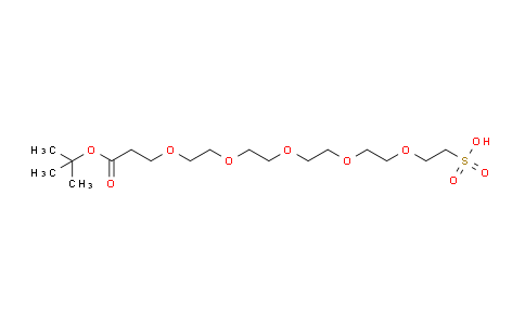 CAS No. 1817735-28-6, Butoxycarbonyl-PEG5-sulfonic acid