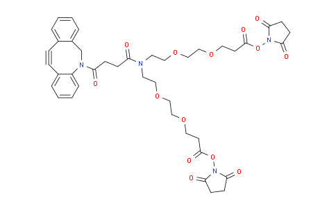 CAS No. 2128735-29-3, N-DBCO-N-bis(PEG2-C2-NHS ester)