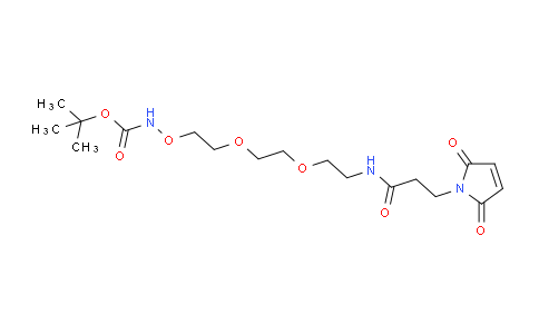 CAS No. 2253965-15-8, Mal-amide-PEG2-oxyamineBoc