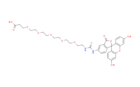 CAS No. 2183440-40-4, Fluorescein-PEG5-acid