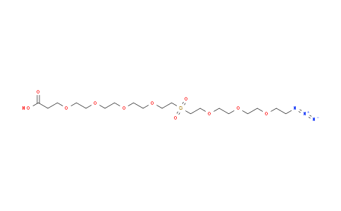 CAS No. 2055024-42-3, Azido-PEG3-Sulfone-PEG4-acid