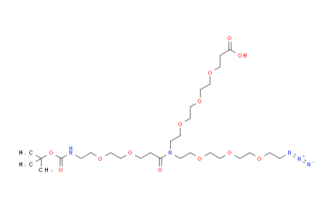CAS No. 2183440-74-4, N-(Azido-PEG3)-N-(PEG2-NH-Boc)-PEG3-acid