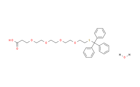 CAS No. 1189873-11-7, Trt-PEG4-C2-acid (hydrate)