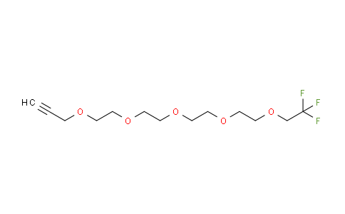 CAS No. 1817735-37-7, 1,1,1-Trifluoroethyl-PEG4-propargyl
