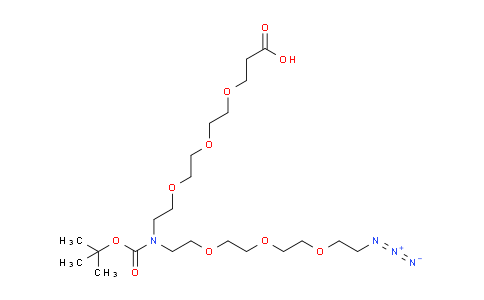 CAS No. 2112731-52-7, N-(Azido-PEG3)-N-Boc-PEG3-acid