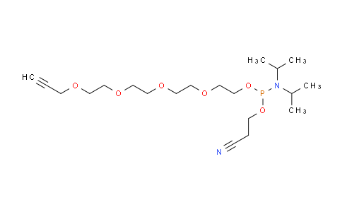 CAS No. 1682657-14-2, Propargyl-PEG5-1-o-b-cyanoethyl-nn-diisopropylphosphoramidite