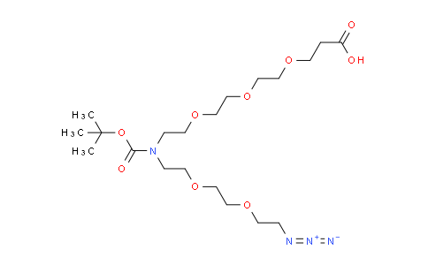 CAS No. 2086689-01-0, N-(Azido-PEG2)-N-Boc-PEG3-acid