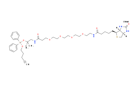 CAS No. 2241685-22-1, Biotin-PEG4-amino-t-Bu-DADPS-C3-alykne
