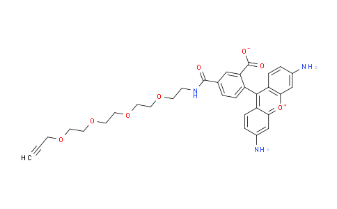 CAS No. 2055103-66-5, Carboxyrhodamine 110-PEG4-alkyne