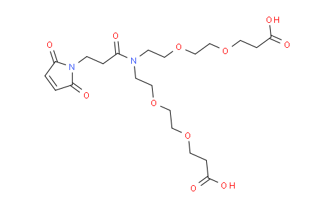 CAS No. 2110449-02-8, N-Mal-N-bis(PEG2-acid)