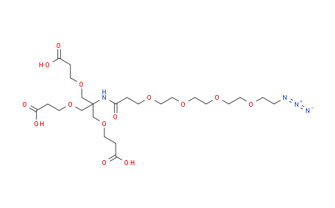 MC739901 | 1398044-51-3 | Azido-PEG4-amido-tri-(carboxyethoxymethyl)-methane