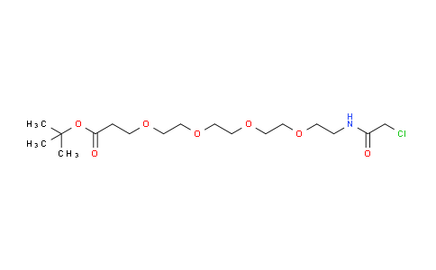 CAS No. 1365655-90-8, Chloroacetamido-PEG4-C2-Boc