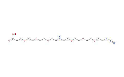 CAS No. 2183440-72-2, N-(Azido-PEG3)-NH-PEG3-acid