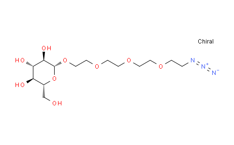 CAS No. 1609083-15-9, Azido-PEG4-beta-D-glucose