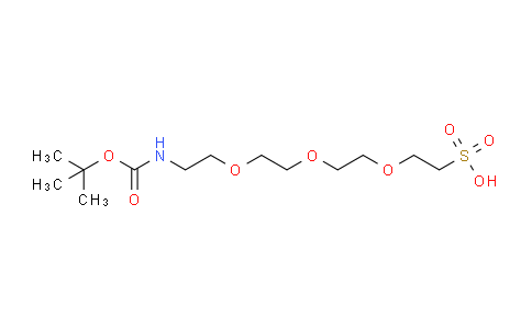 CAS No. 1817735-32-2, Boc-NH-PEG3-sulfonic acid