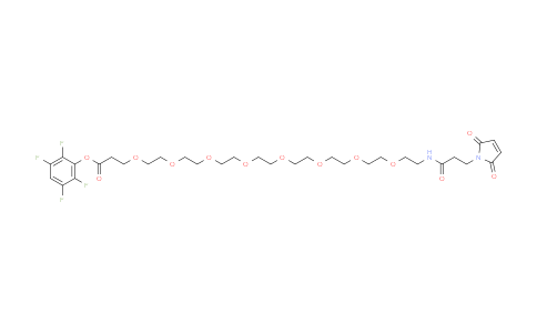 CAS No. 1924596-31-5, Mal-amido-PEG8-TFP ester