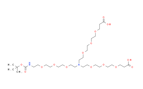 CAS No. 2055042-61-8, N-(Boc-PEG3)-N-bis(PEG3-acid)